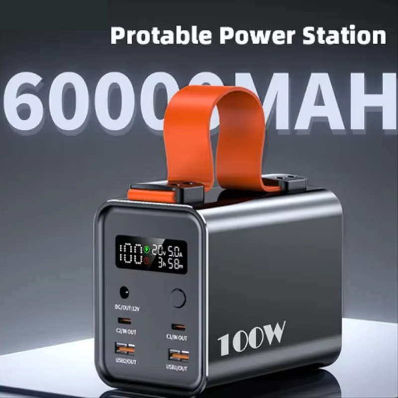 Power Banks - Draagbare powerbank voor laptop, 60000mAh, 100W,