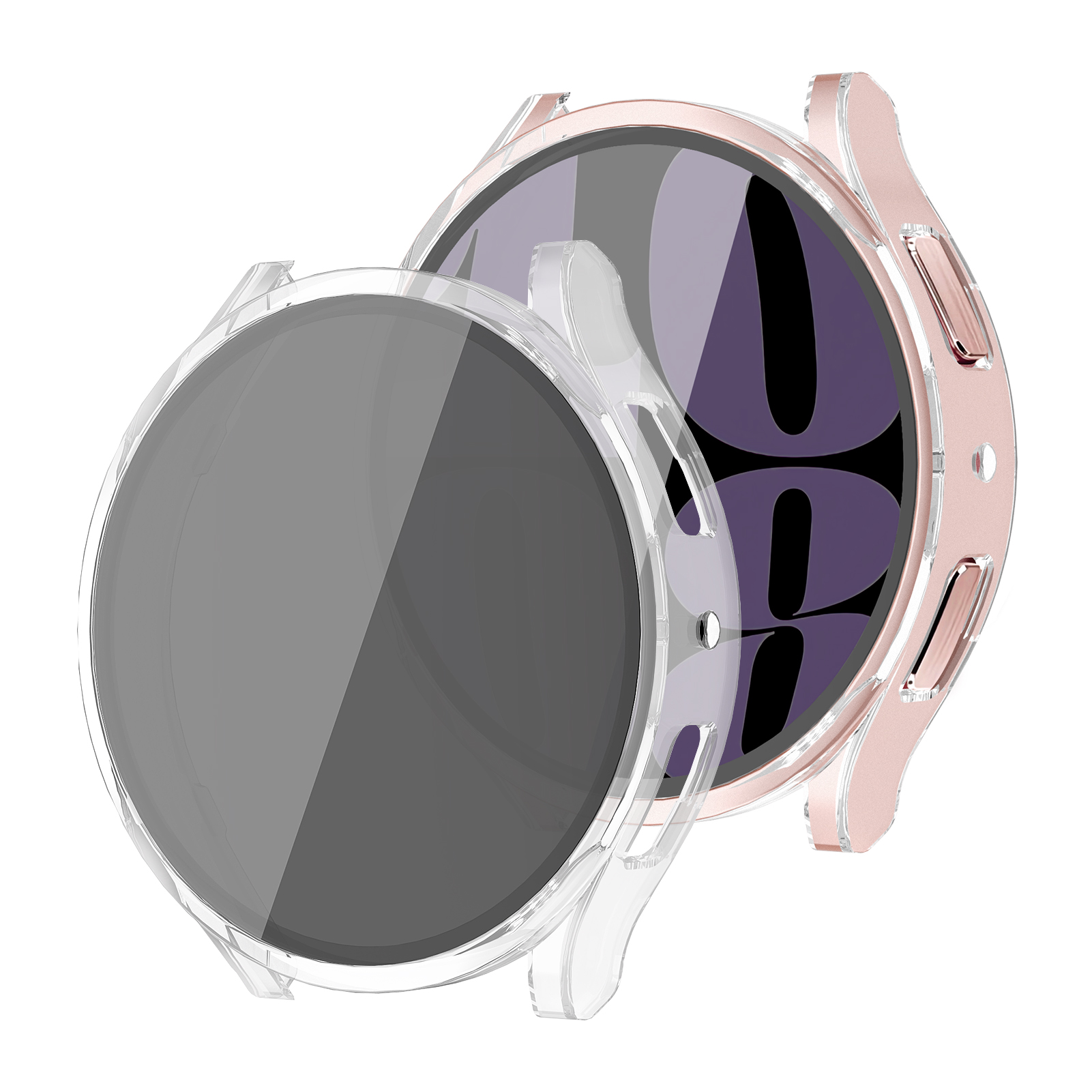 Anti Spy Privacy Glass Case - Gehard glas + privacyhoes voor Samsung