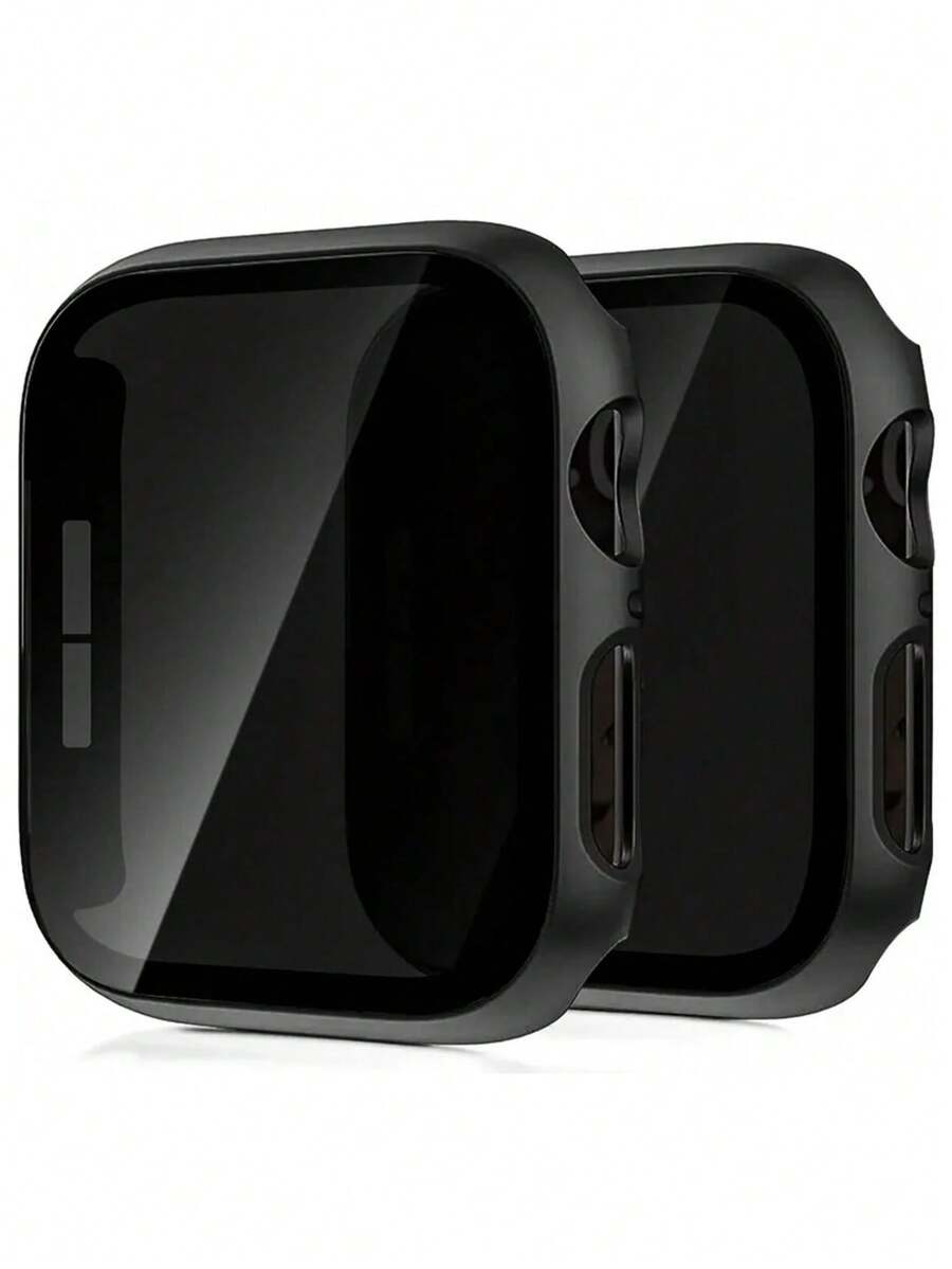 Anti Spy Privacy Glass Case - 2 stuks zwarte anti-spionage privacy-screenprotector, ultradun
