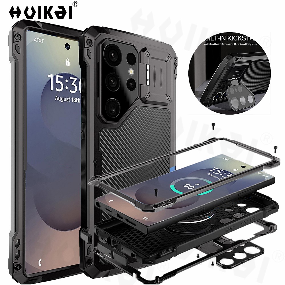 Heavy Duty 360 Full Body Protective Case - Hoesje voor Samsung Galaxy S25 Ultra