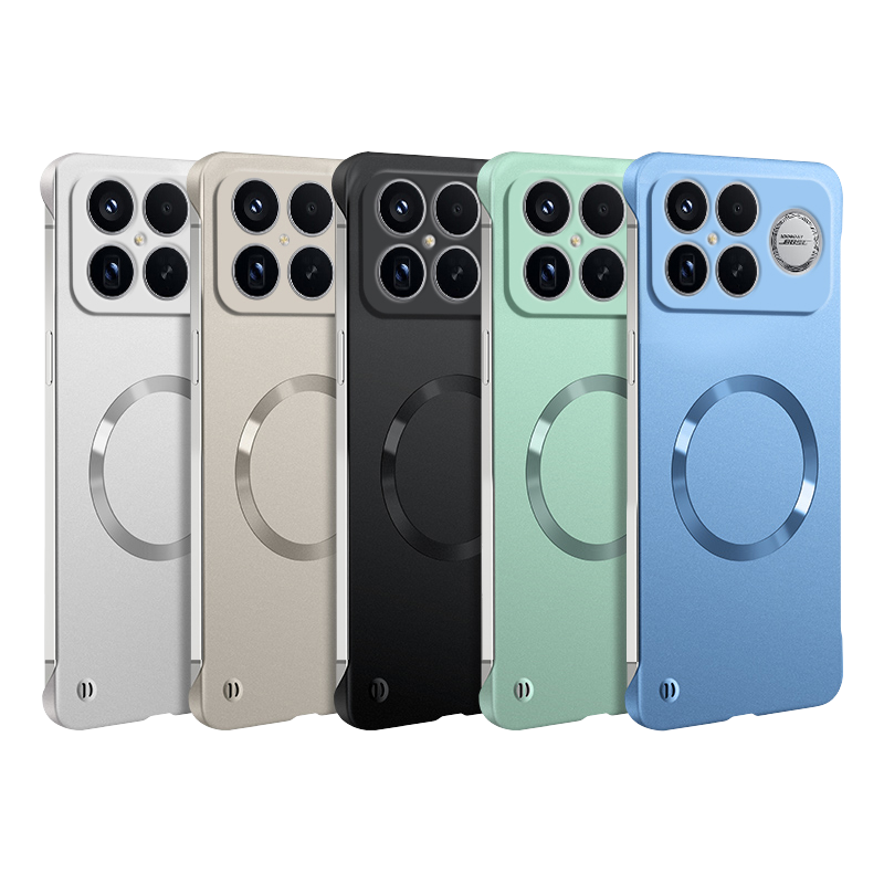Ultra Thin Frameless Phone Cover - Matte harde frameloze modieuze magnetische telefoonhoes