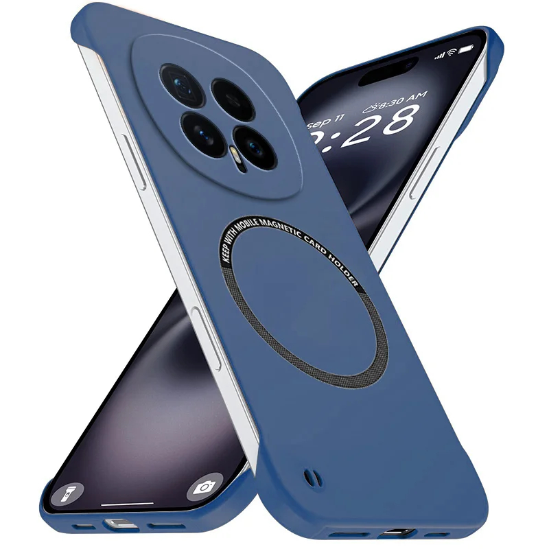 Matte Hard Pc Back Case - Nieuwe Ultradunne Magnetische Frameloze Telefoon Case
