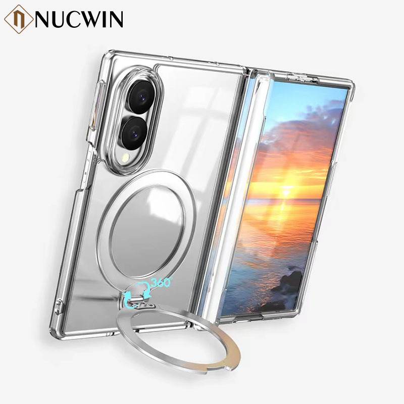 Screen Protectors - Transparante Magnetische 360 ° Draaibare beugelhoes