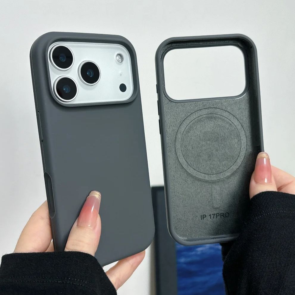Liquid Silicone Magnetic Phone Case - Vloeibare siliconen hoes voor MagSafe telefoonhoesje