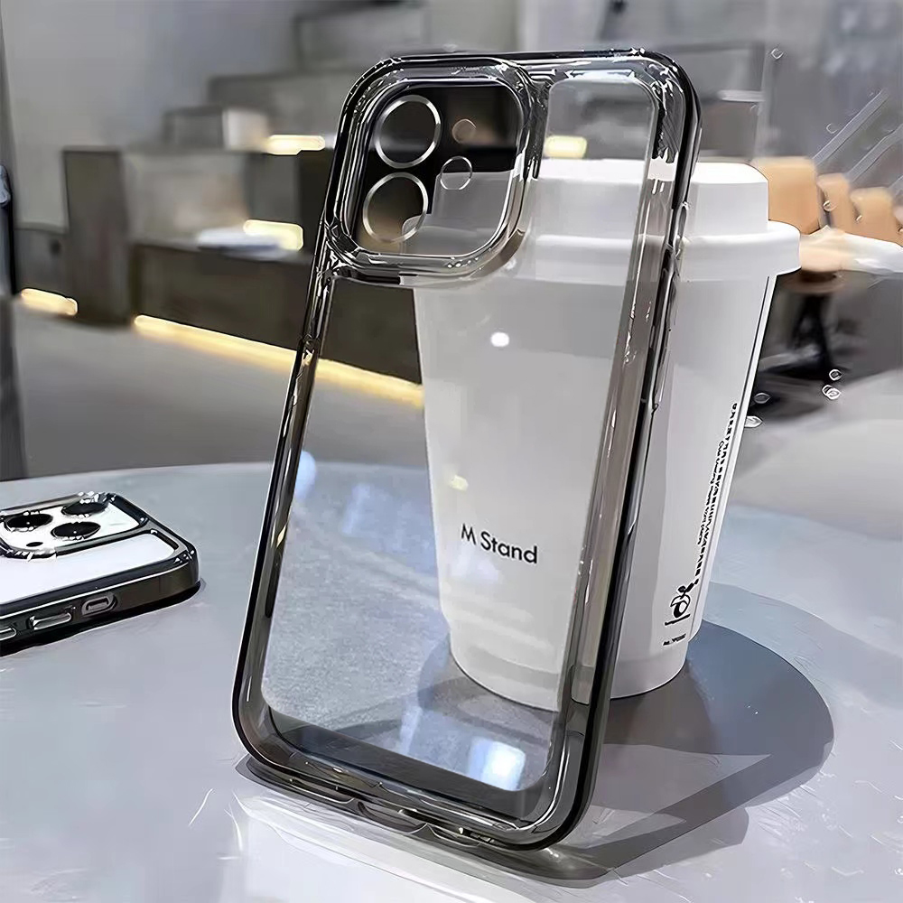 Clear Shockproof Bumper Case - Luxe telefoonhoesje voor iPhone 15 8