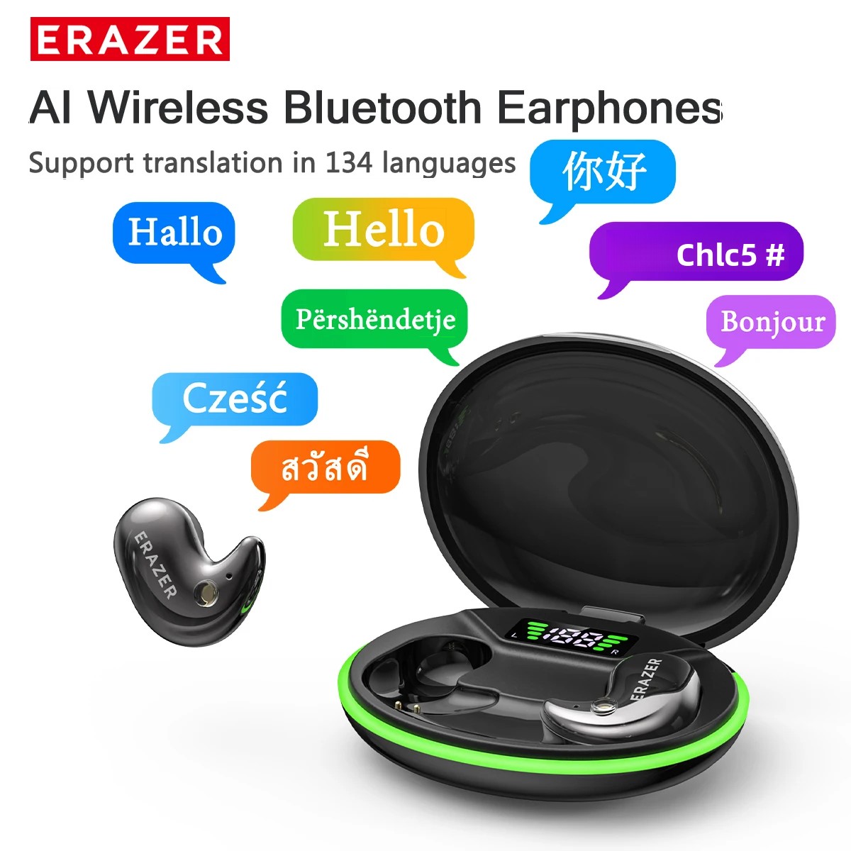 Earphones - EARZER XF58 In-Ear Bluetooth Hoofdtelefoon Met