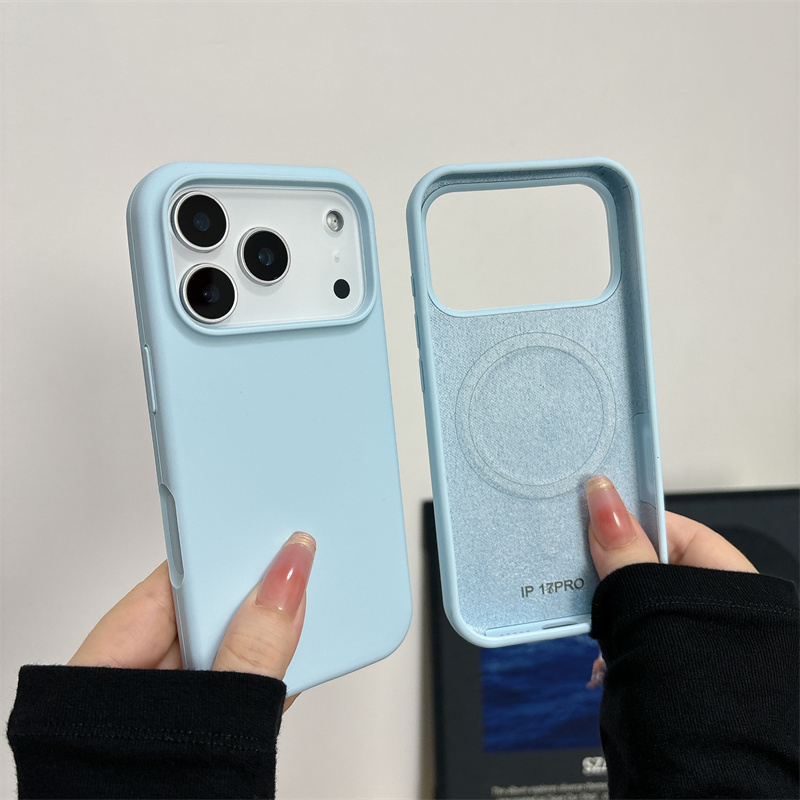 Liquid Silicone Magnetic Phone Case - Magnetische vloeibare siliconen hoes voor iPhone