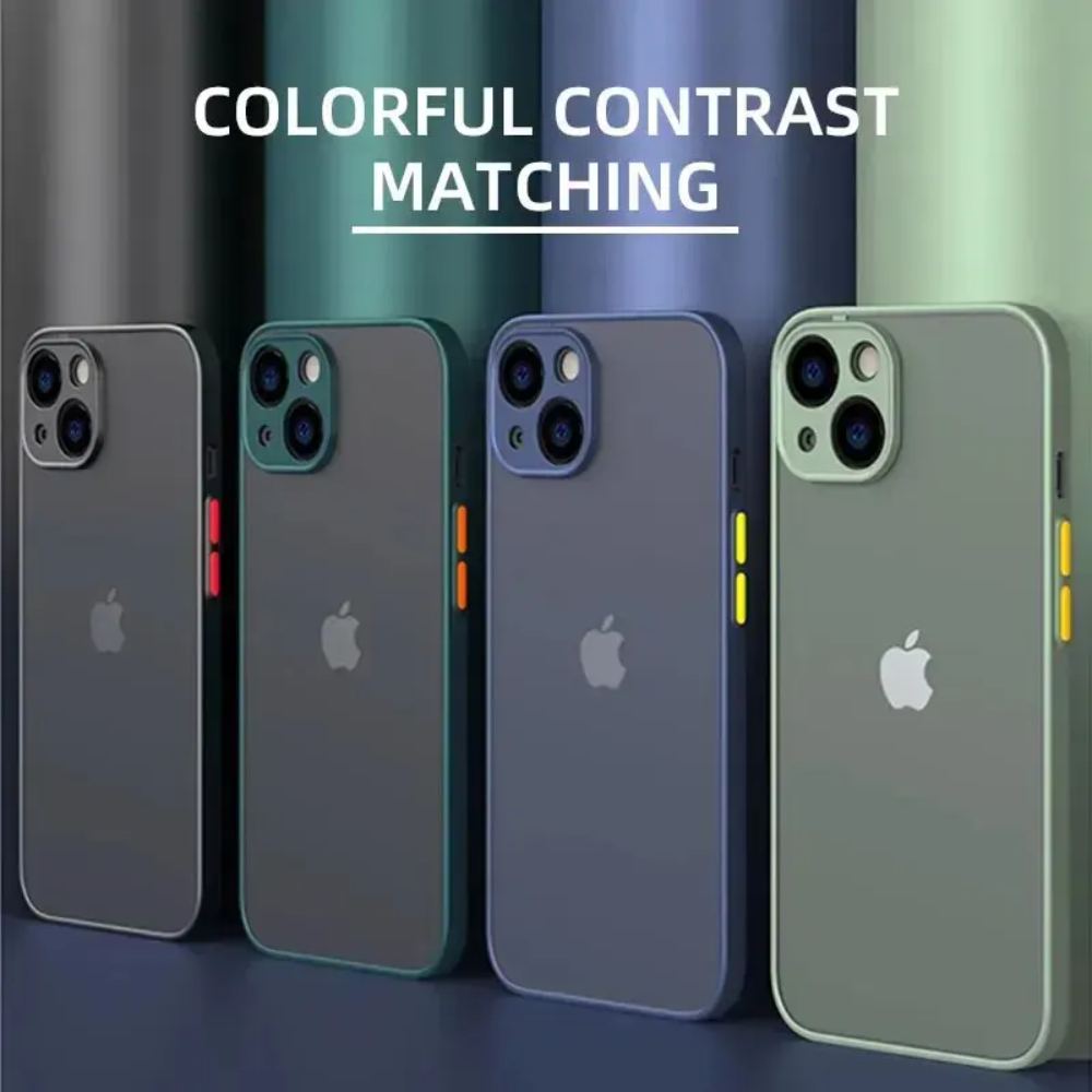 Matte Hard Pc Back Case - Schokbestendig Armor Matte Case Voor iPhone
