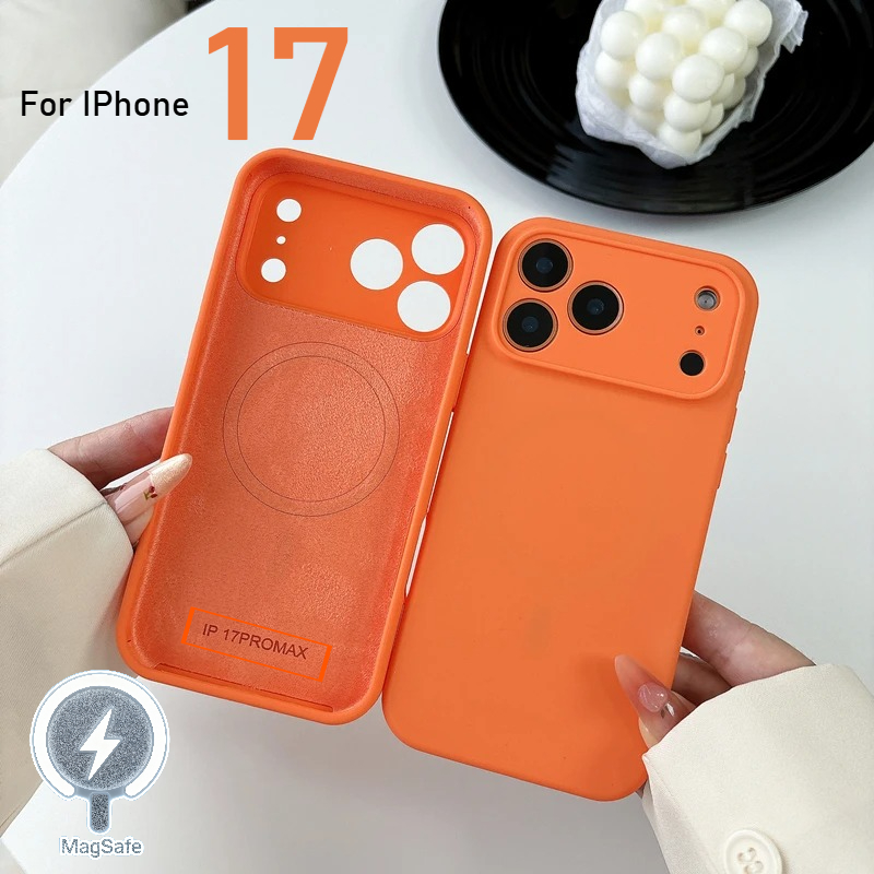 Liquid Silicone Magnetic Phone Case - Effen kleur officieel vloeibaar siliconen telefoonhoesje