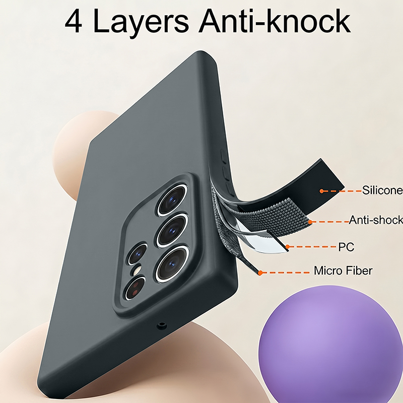 Zachte vloeibare siliconen hoe - Liquid Silicone Magnetic Phone Case recensie en prijs