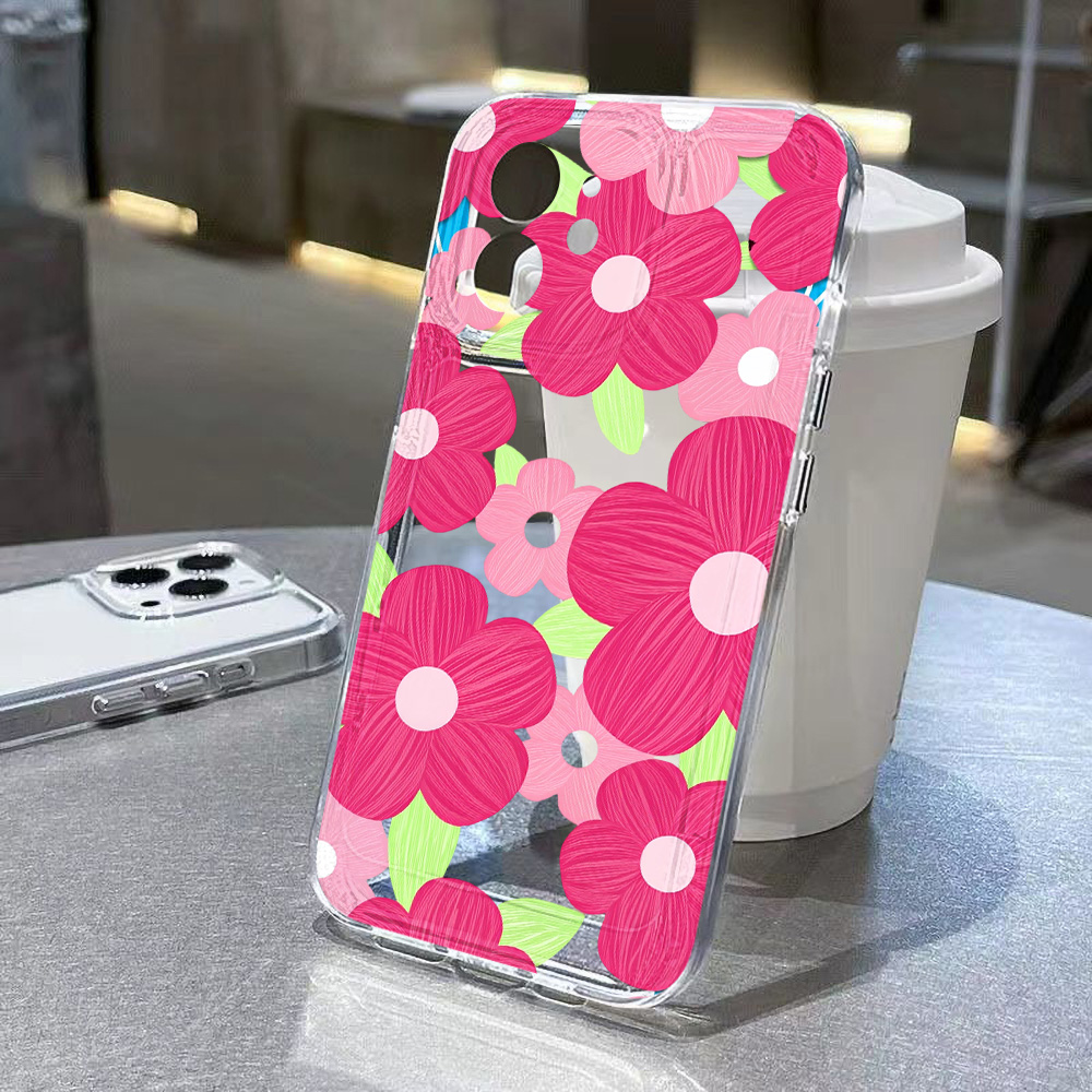 Kleurrijke Bloemen Transparant - Clear Shockproof Bumper Case recensie en prijs