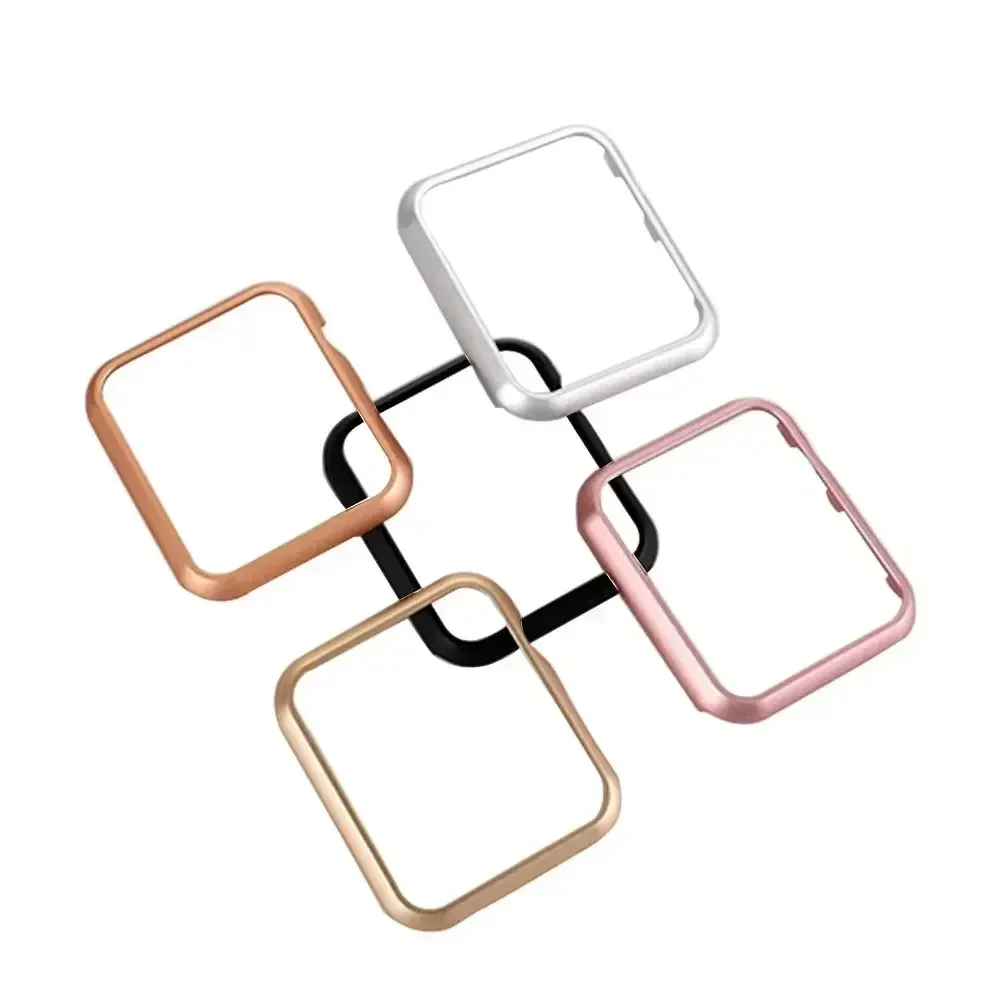 Voor iWatch SE Serie 10 9 8 7  - Metal Bumper Aluminum Frame Case recensie en prijs