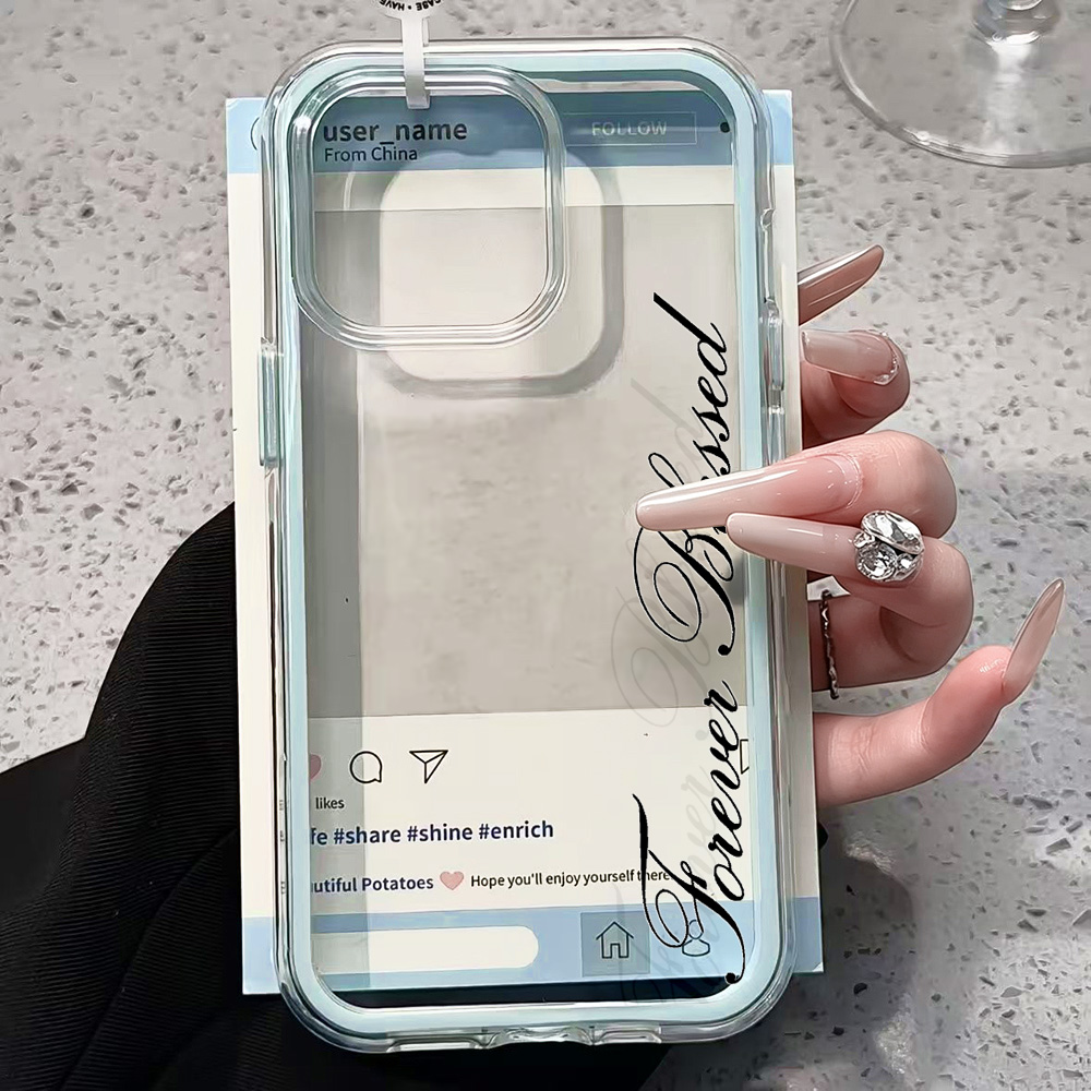 Altijd Gezegend Simpele Transp - Clear Shockproof Bumper Case recensie en prijs
