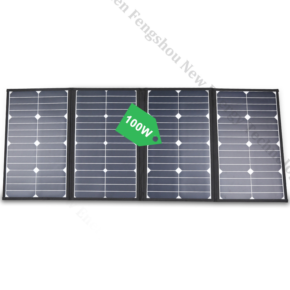 Draagbare 100 Watt opvouwbare  - Chargers recensie en prijs