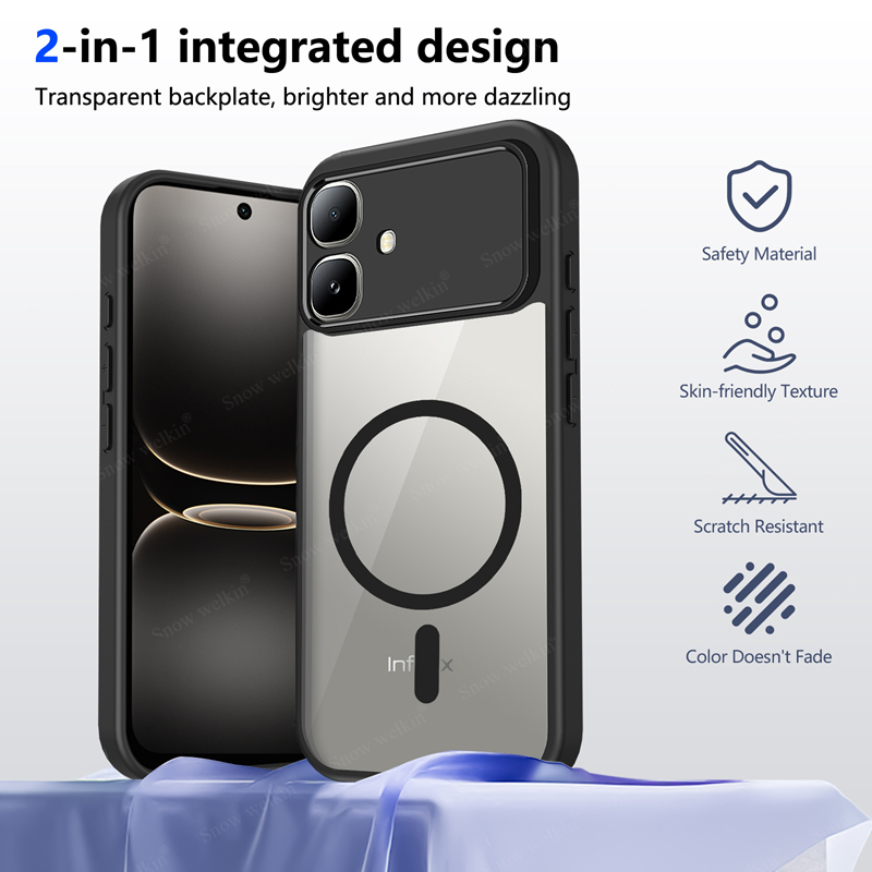 Magnetische Transparante Silic - Clear Shockproof Bumper Case recensie en prijs
