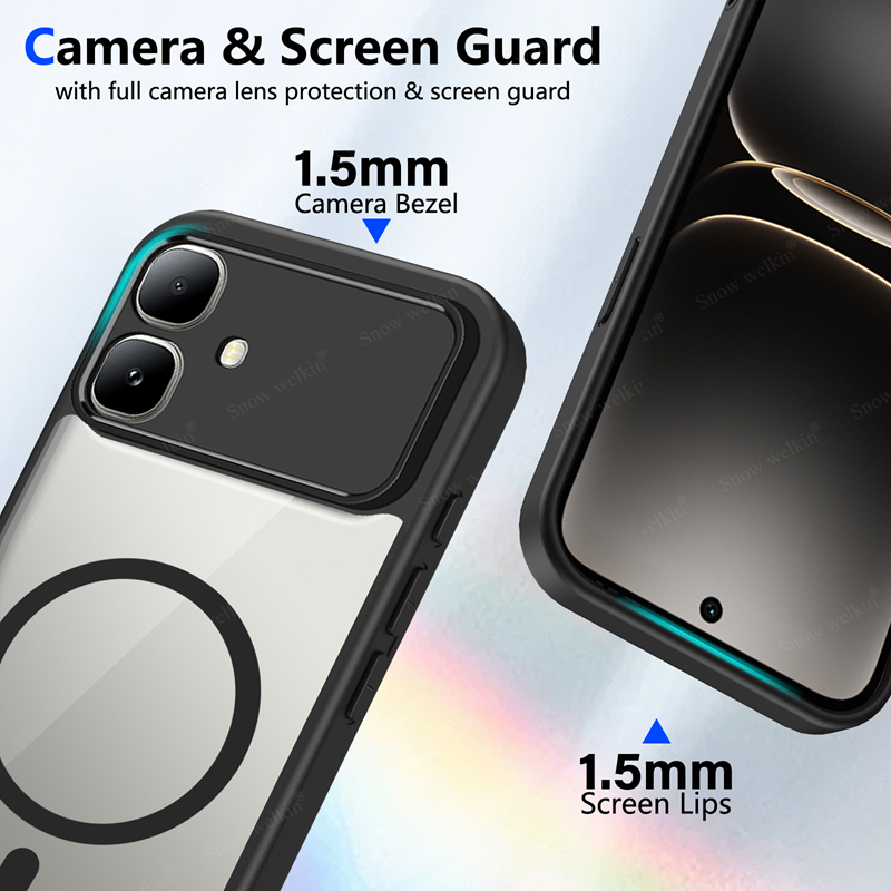 Magnetische Transparante Silic - Clear Shockproof Bumper Case recensie en prijs