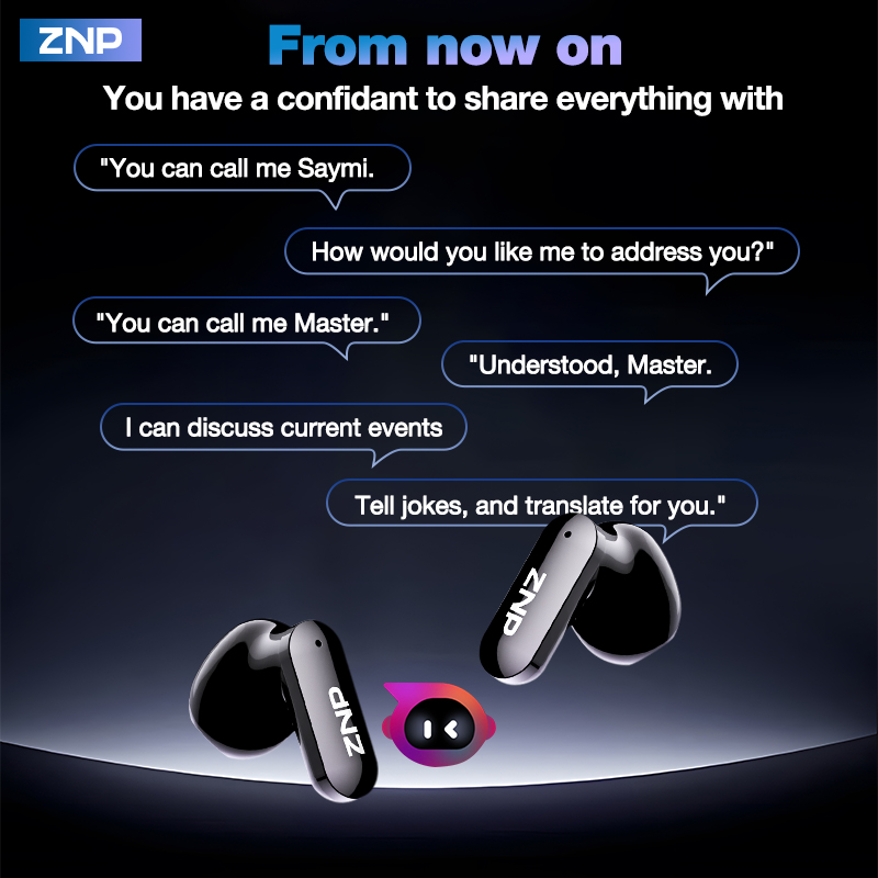 2026 Nieuwste ZNP Draadloze AI - Earphones recensie en prijs