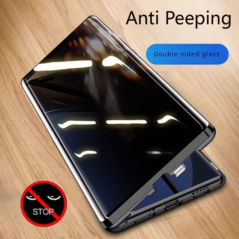 Metalen Telefoon Case dubbelzi - Anti Spy Privacy Glass Case recensie en prijs