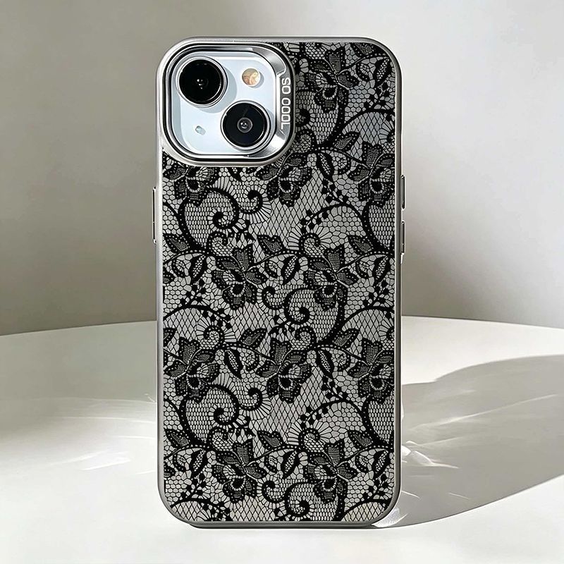 Vintage Zwarte Kant Bloemige R - Vintage Floral Pattern Soft Case recensie en prijs