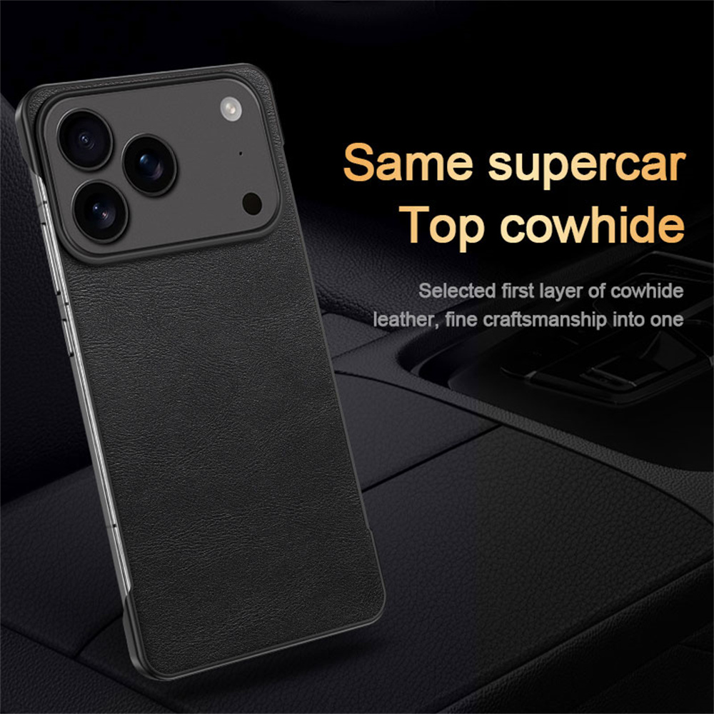 Klassiek leer ultradunne pc fr - Ultra Thin Frameless Phone Cover recensie en prijs