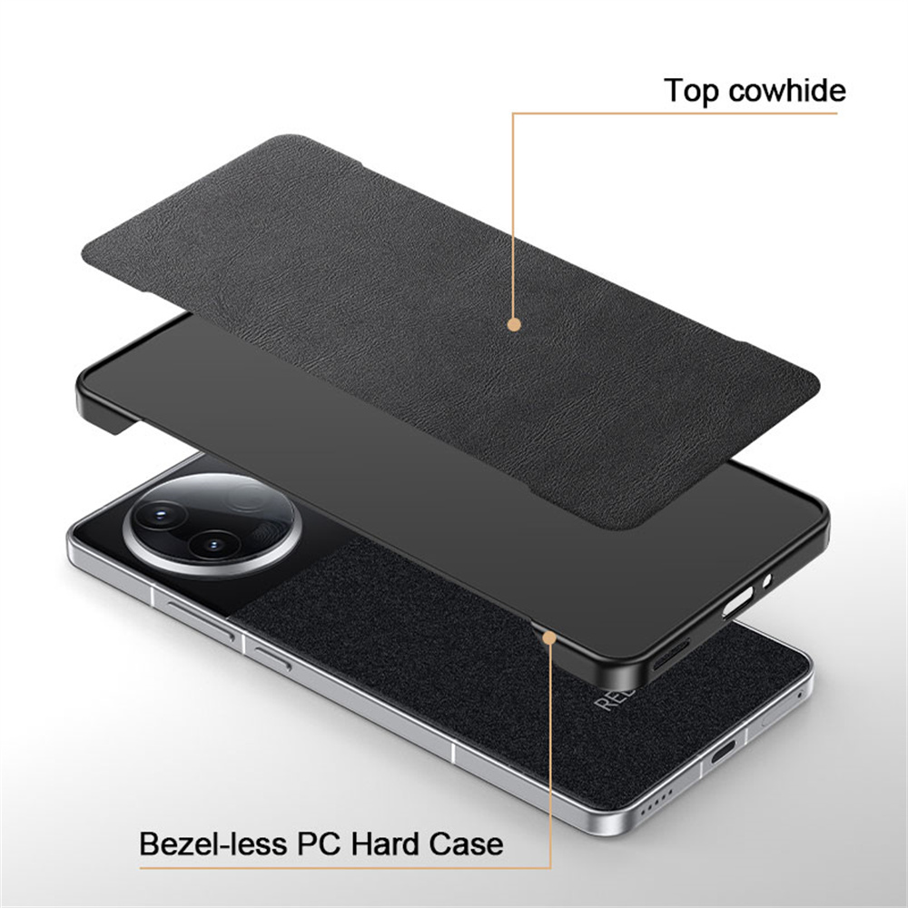 Klassiek leer ultradunne pc fr - Ultra Thin Frameless Phone Cover recensie en prijs