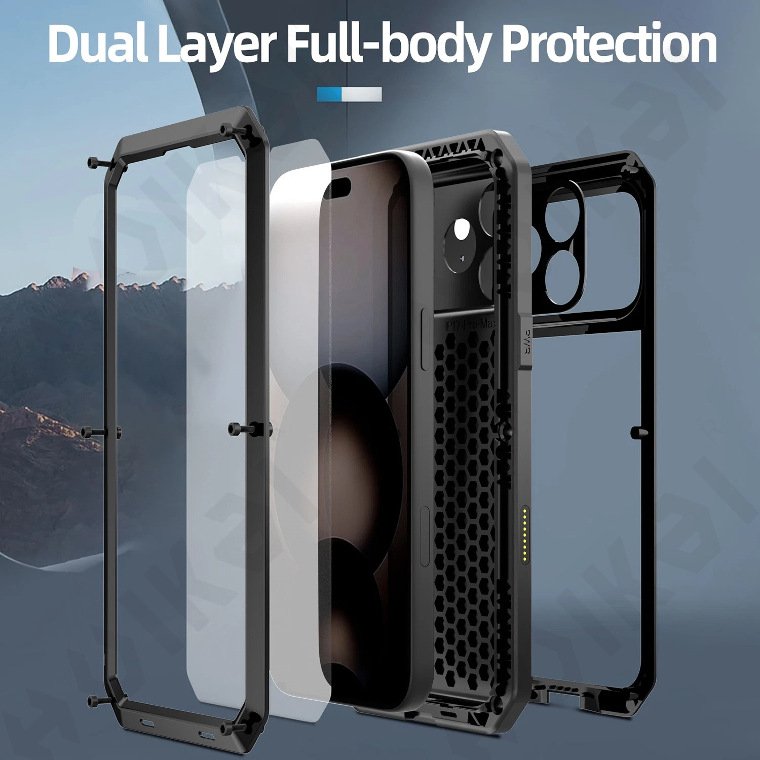 Geschikte hoes voor iPhone 18  - Heavy Duty 360 Full Body Protective Case recensie en prijs