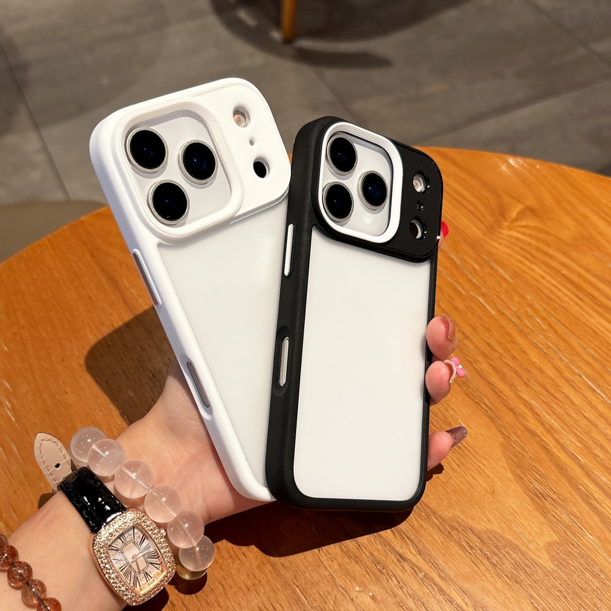 Luxe Matte Clear Armor Schokbe - Clear Shockproof Bumper Case recensie en prijs