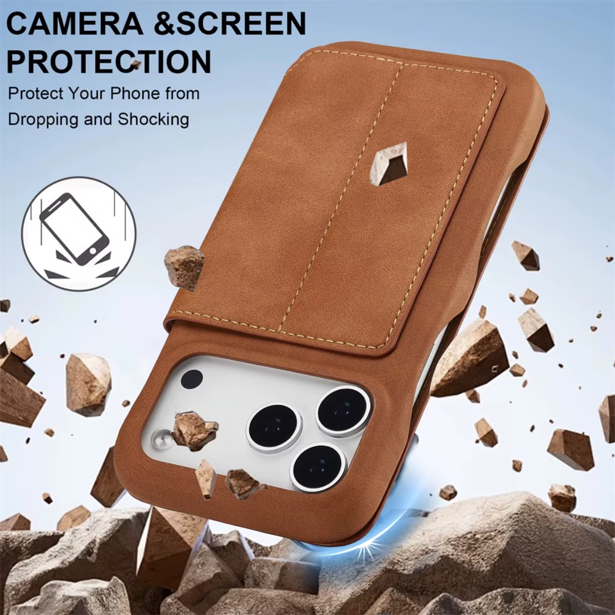 Lederen portemonnee magnetisch - Leather Wallet Card Holder Phone Cover recensie en prijs