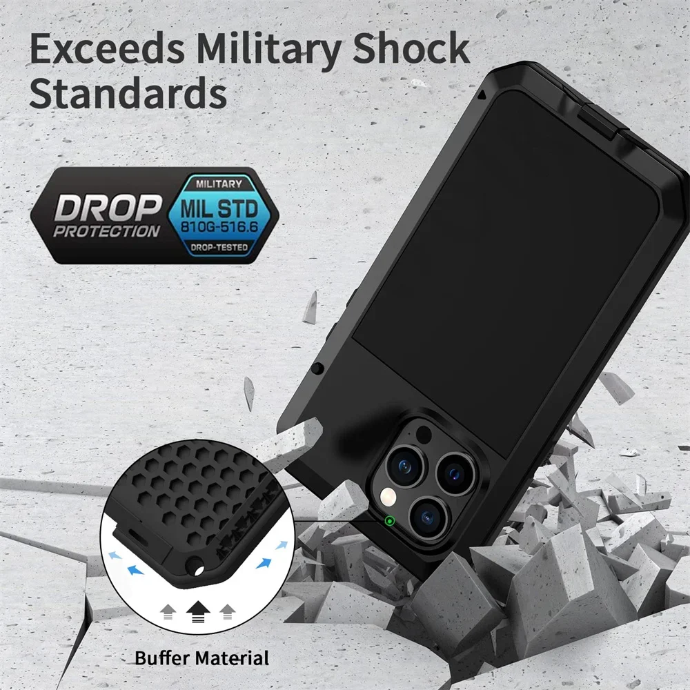 hoesje voor iPhone 16 15 13 12 - Heavy Duty 360 Full Body Protective Case recensie en prijs