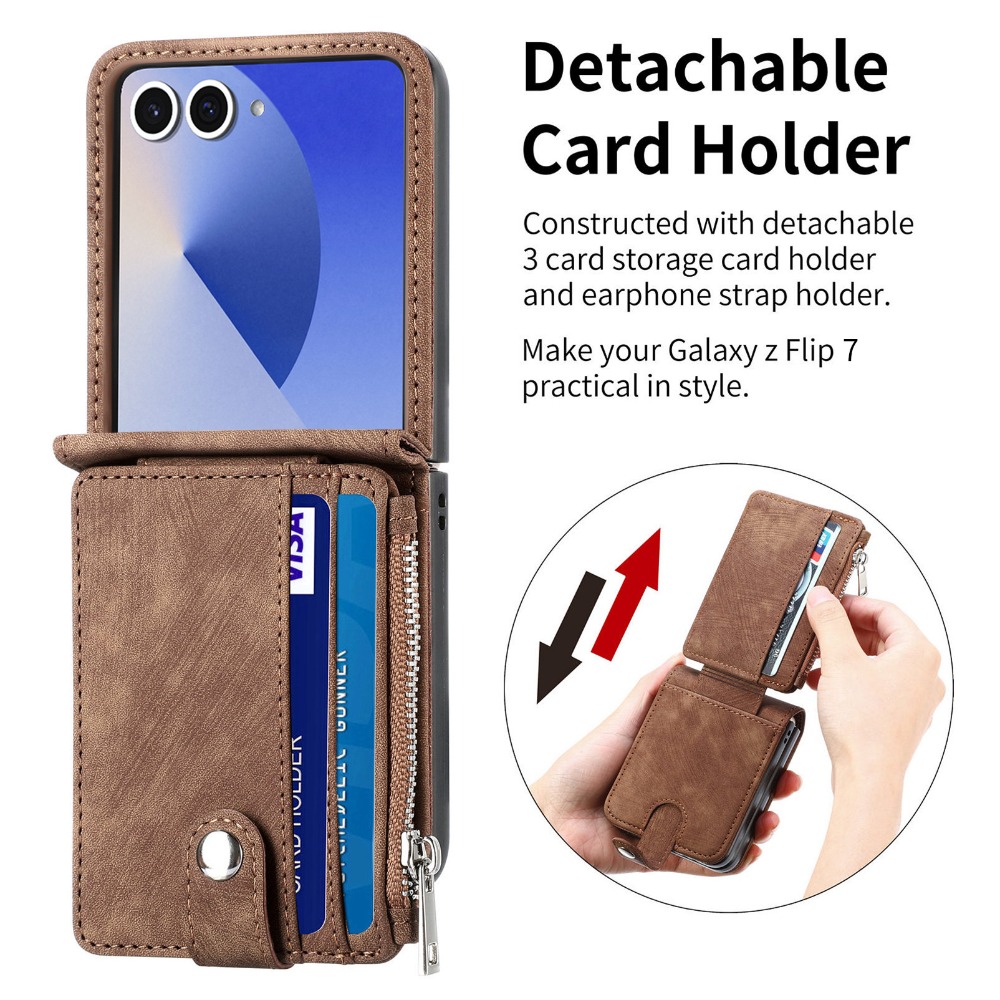 2-in-1 afneembare kaarthouder  - Leather Wallet Card Holder Phone Cover recensie en prijs