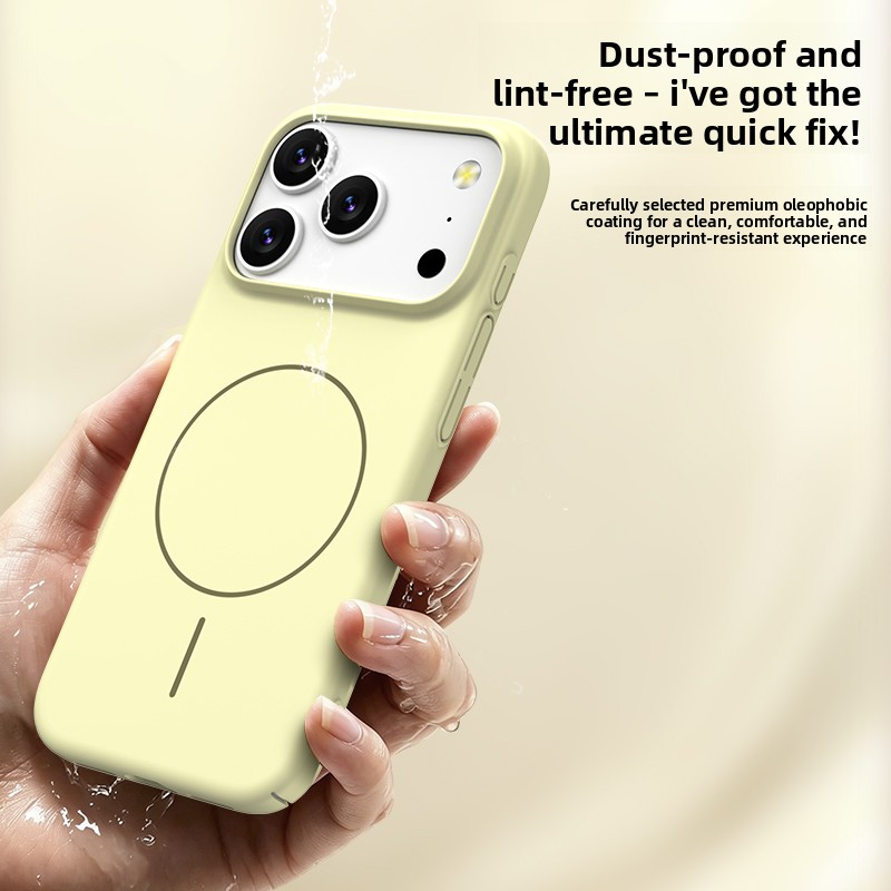 Matte zachte vloeibare silicon - Liquid Silicone Magnetic Phone Case recensie en prijs