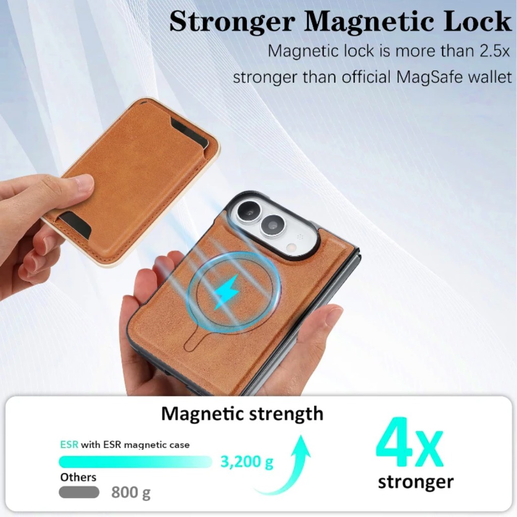 Afneembare leren portemonnee m - Leather Wallet Card Holder Phone Cover recensie en prijs