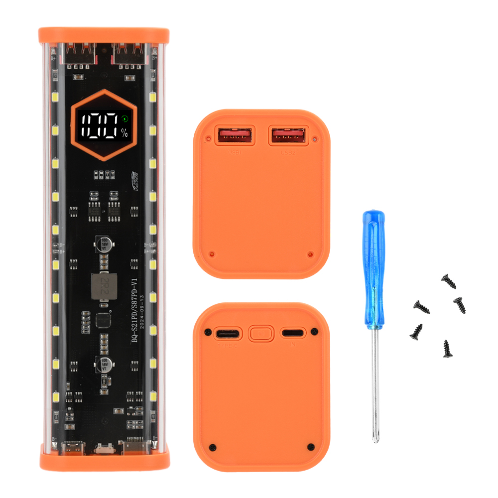 8*21700 Batterijhouder 22,5W S - Power Banks recensie en prijs