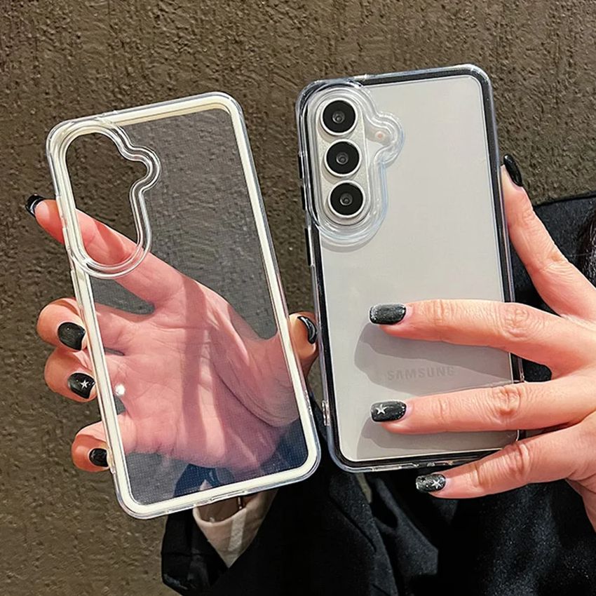 Luxe Candy Kleur Frame Transpa - Clear Shockproof Bumper Case recensie en prijs