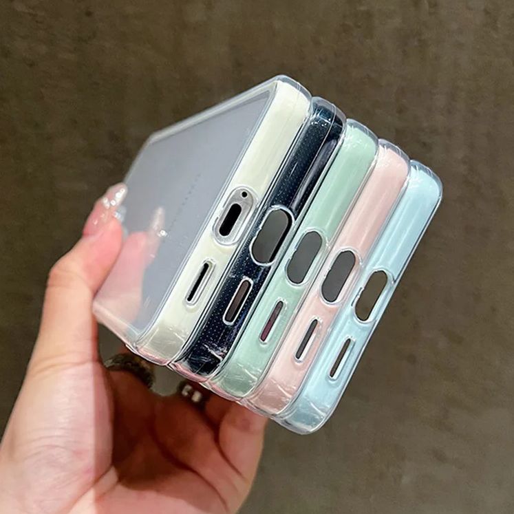 Luxe Candy Kleur Frame Transpa - Clear Shockproof Bumper Case recensie en prijs