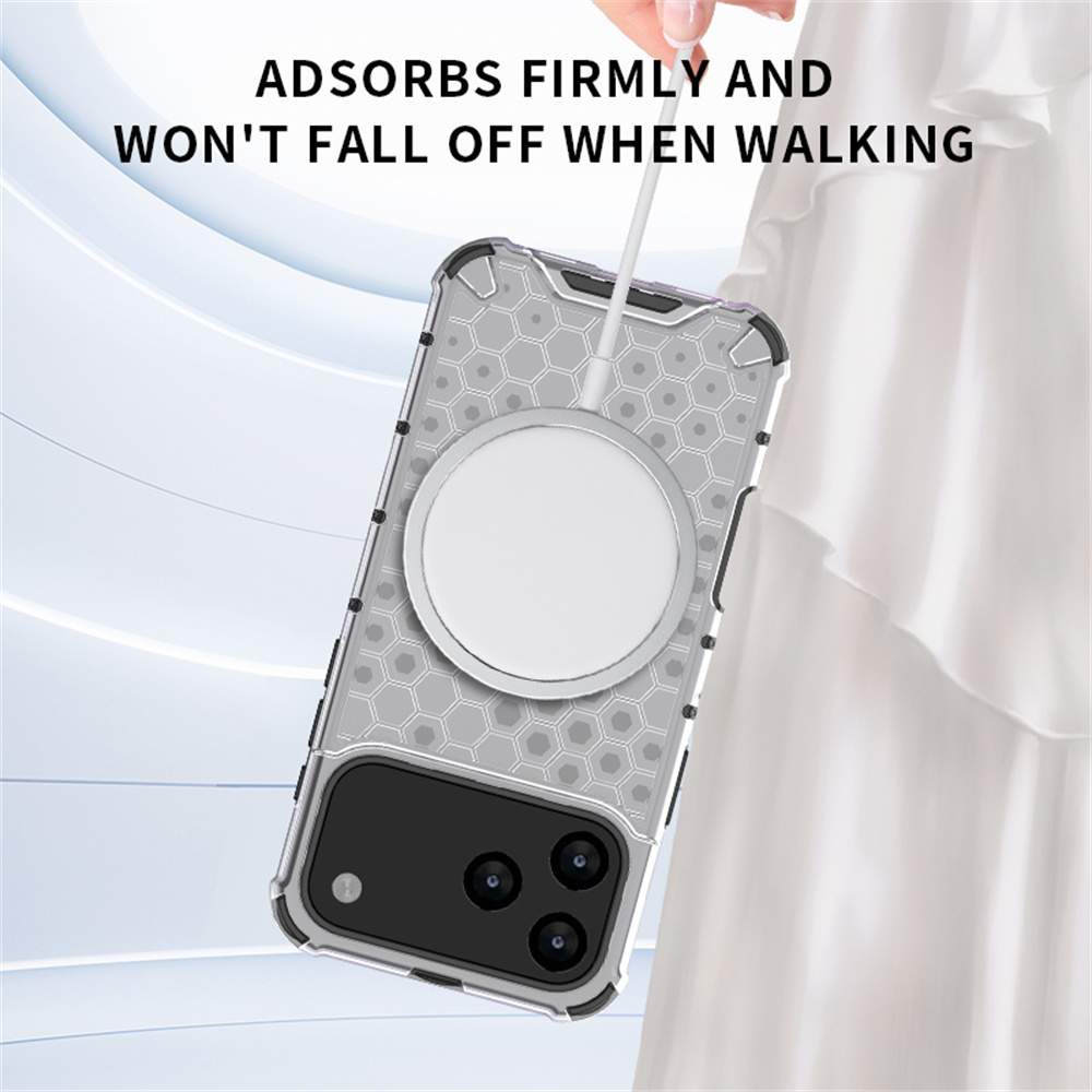 Luxe Clear Honeycomb Armor Mag - Clear Shockproof Bumper Case recensie en prijs