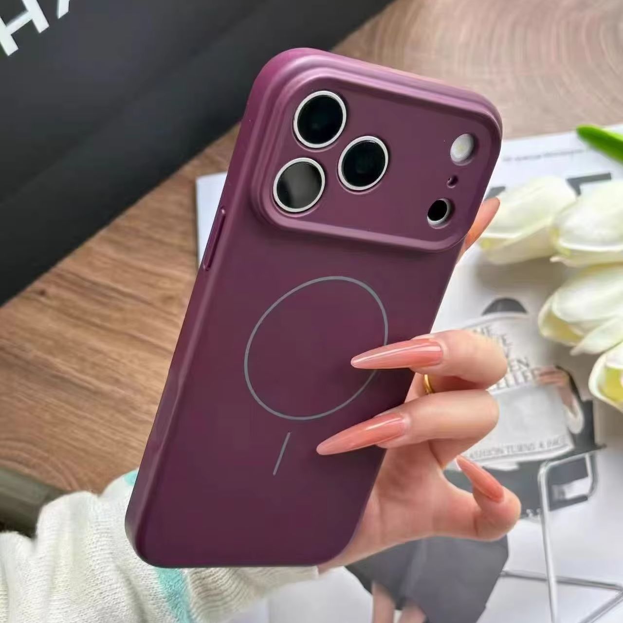 Originele vloeibare siliconen  - Liquid Silicone Magnetic Phone Case recensie en prijs