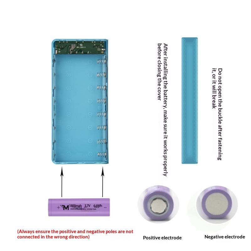 1 stuk DIY 8*18650 Batterij Po - Power Banks recensie en prijs