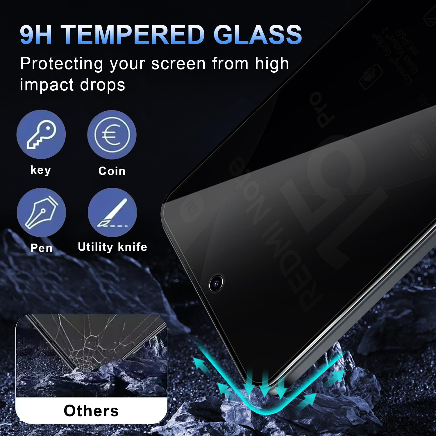 Anti Spy Screen Protector Voor - Anti Spy Privacy Glass Case recensie en prijs