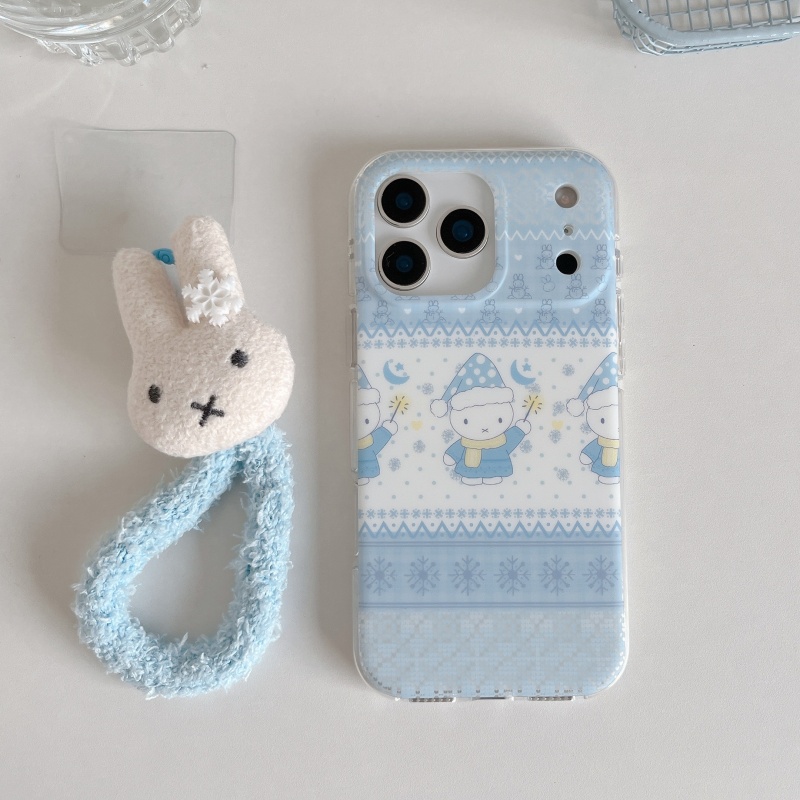 Schattig winter polkadot mutsj - Cute Cartoon Wrist Strap Silicone Case recensie en prijs