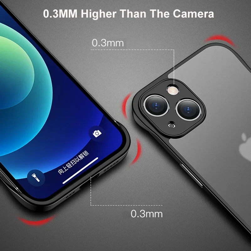 Voor Iphone 16 15 14 Pro Max U - Ultra Thin Frameless Phone Cover recensie en prijs