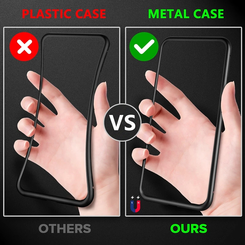 Magnetische privacy hoes van g - Anti Spy Privacy Glass Case recensie en prijs