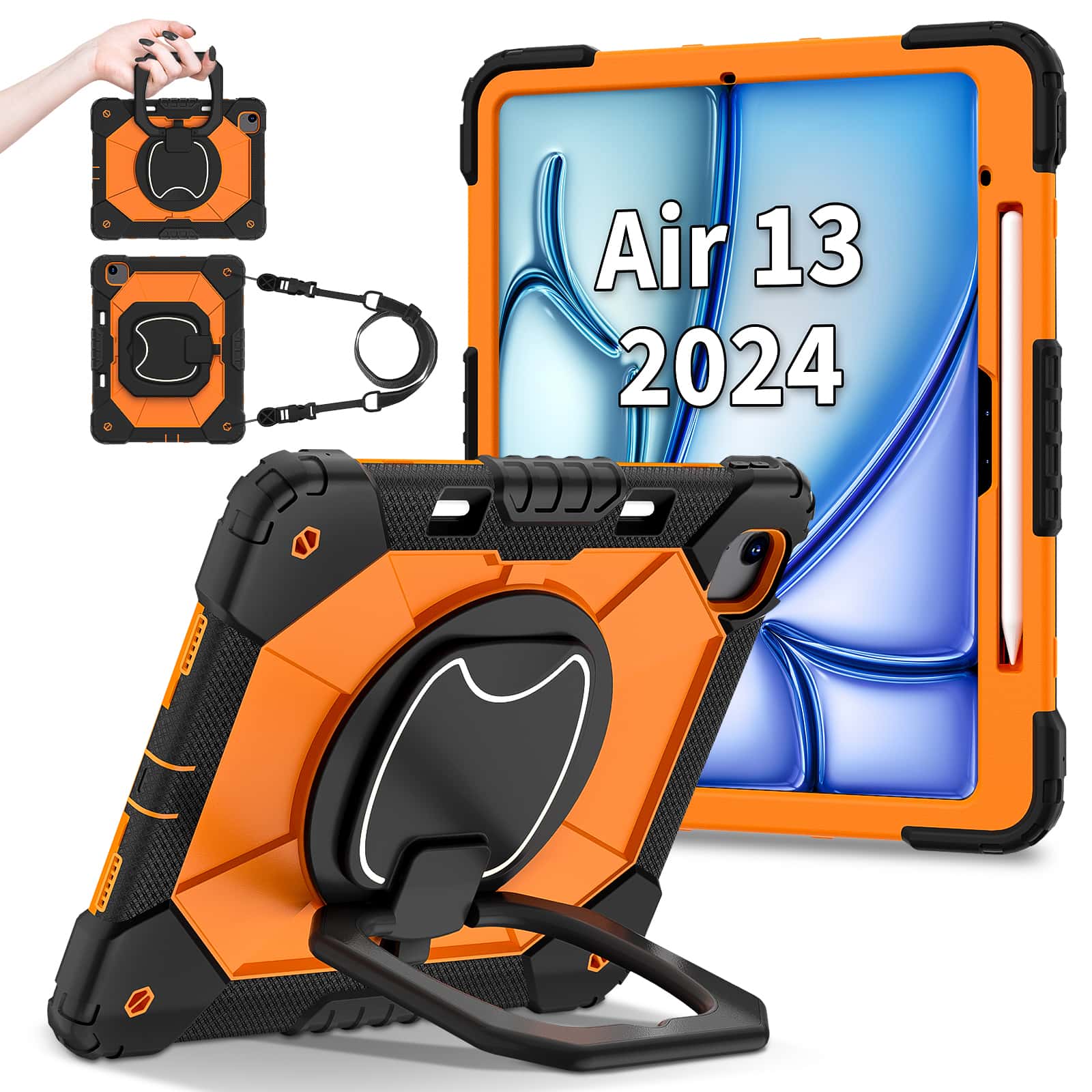 iPad Pro 13 M5 Air 13 M4 M3 M2 - Heavy Duty 360 Full Body Protective Case recensie en prijs