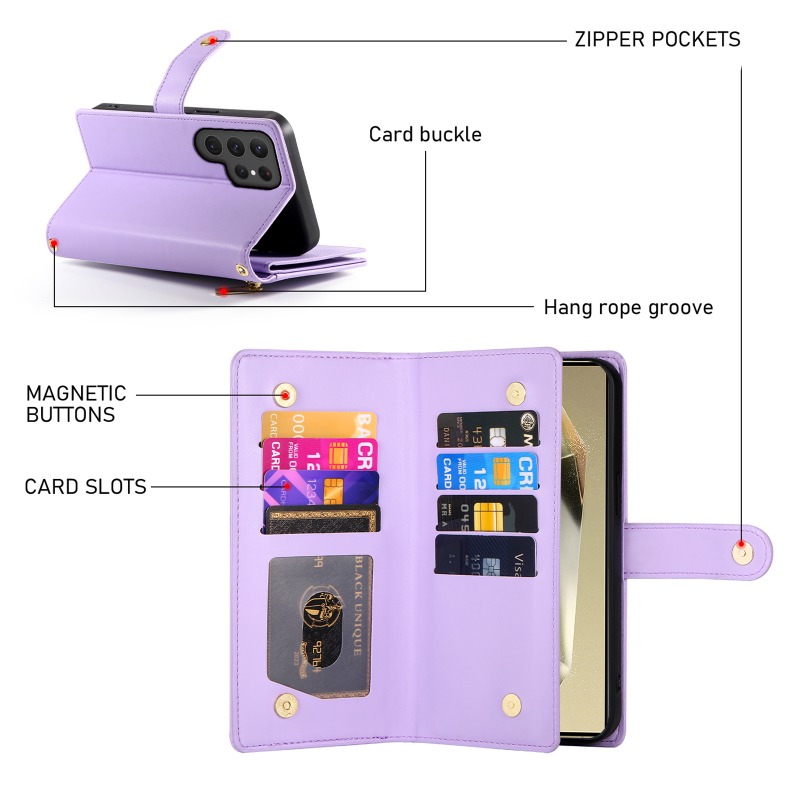Rits Crossbody Telefoon Case v - Leather Wallet Card Holder Phone Cover recensie en prijs